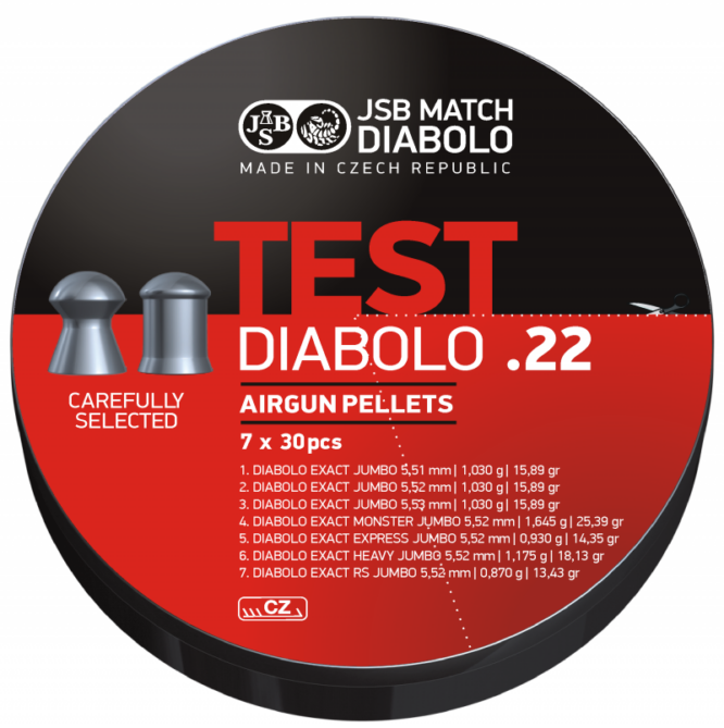 JSB Test Domed Cal. 5,5 mm