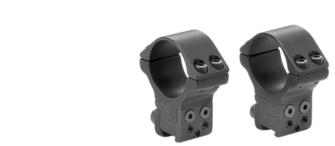 Attacchi Sportsmatch 2 Pezzi, Alti, Regolabili, 30 mm, Base 11 mm (ATP61)