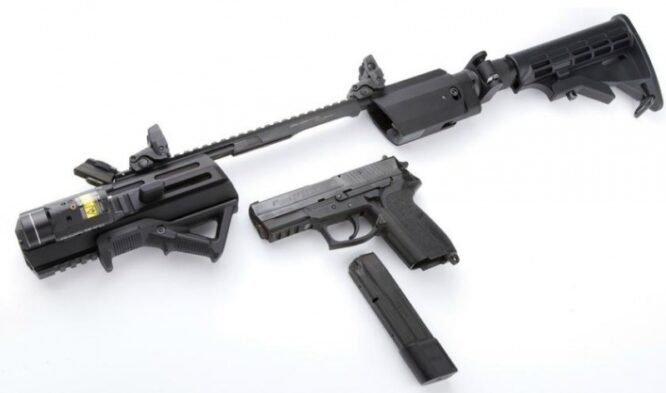 HERA ARMS RTU Triarii esoscheletro per pistole