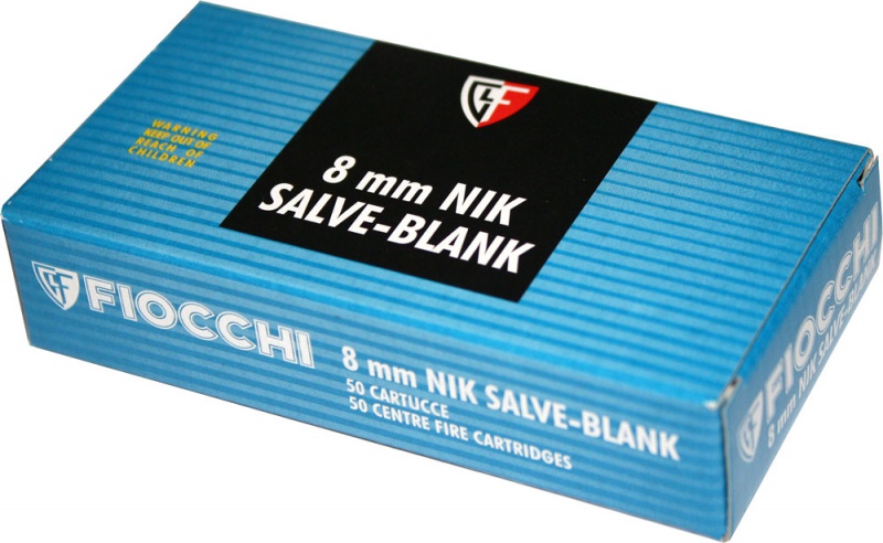 CARTUCCE A SALVE 8 MM FIOCCHI 50PZ