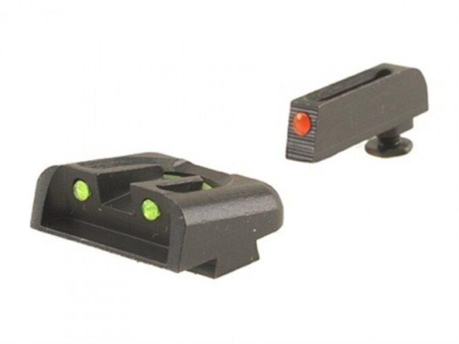 Truglo Set Tacca di mira e Mirino in Fibra Ottica per Glock