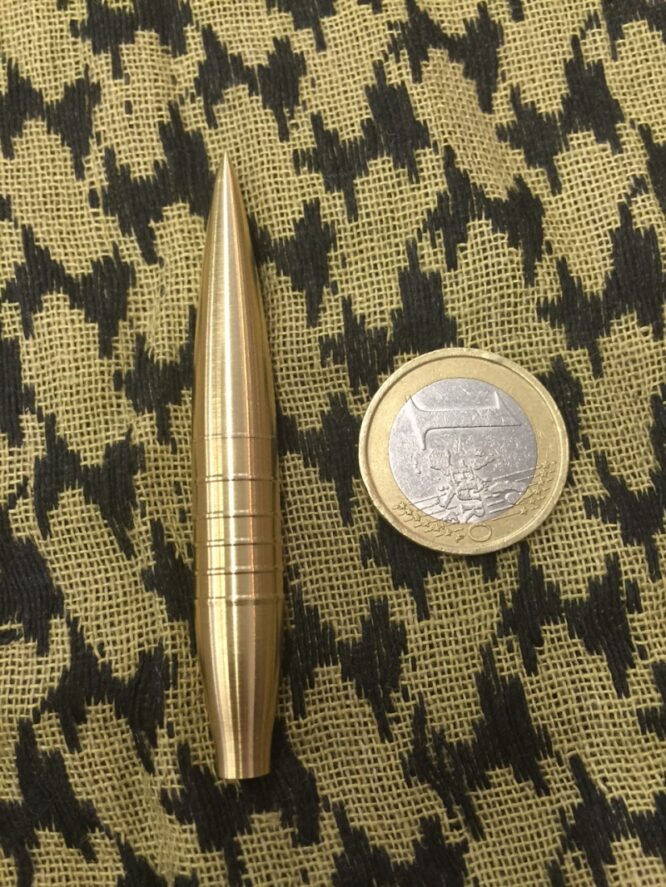 Palla Lutz Möller .416 Barrett in Ottone CNC 416 Grani (Cad)