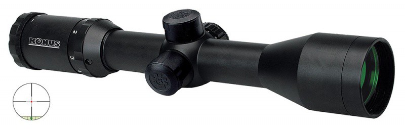 KonusPro-M30 1.5x-6x44 Dual Illuminated Center Dot Riflescope Reduced to only $129.99 7285-800x257