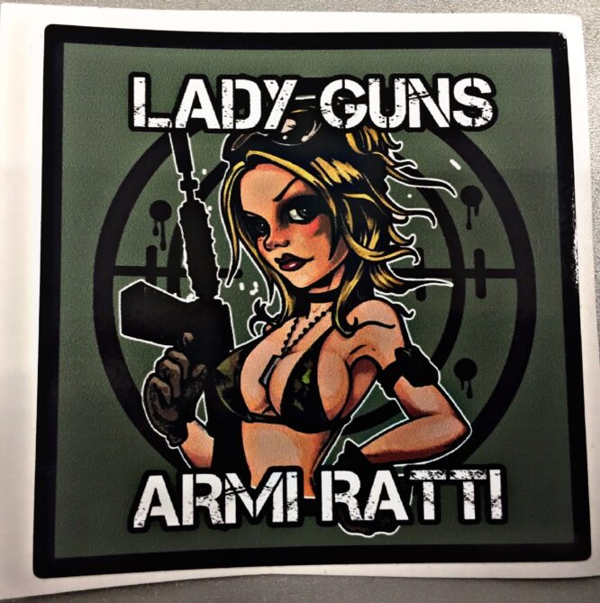Lady Guns - ArmiRatti Adesivo