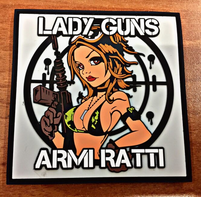 Lady Guns - ArmiRatti Patch in PVC