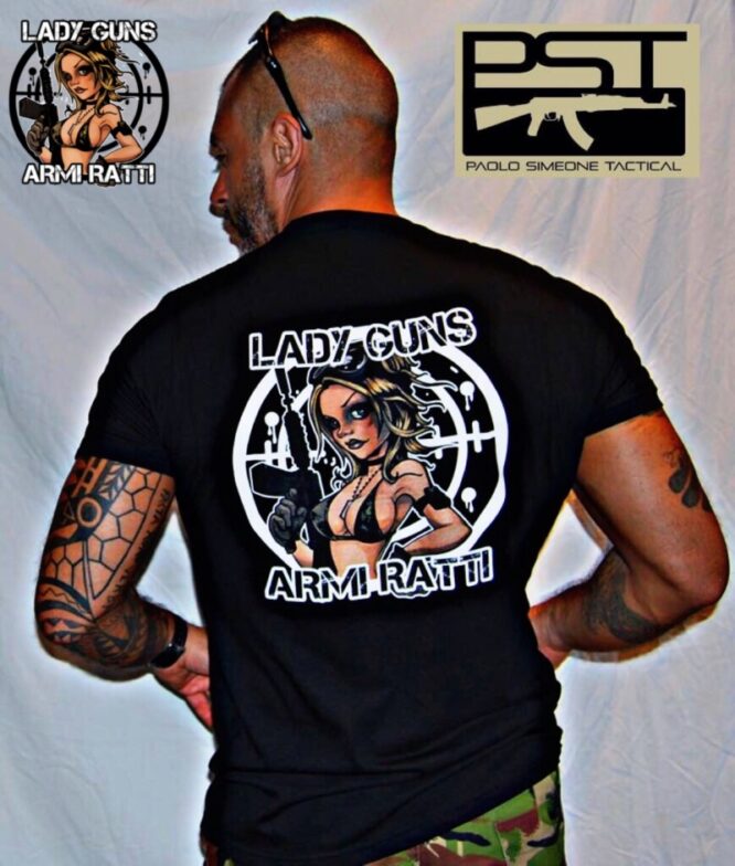Lady Guns - ArmiRatti T-Shirt Nera