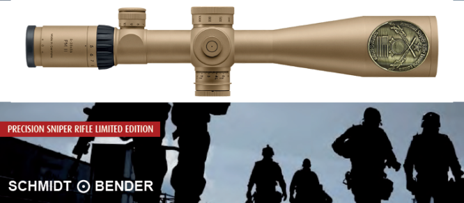 Schmidt & Bender PMII L/P LT Precision Sniper Rifle LIMITED EDITION 5-25x56 Ret. Tremor II (15 di 300) - immagine 9