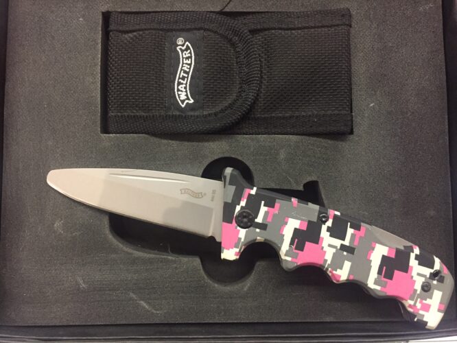 Walther Junior Knife Red Camo