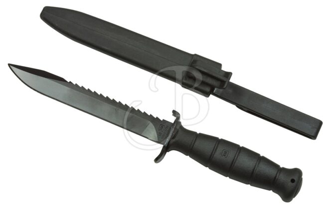 Coltello Glock mod. 81 Nero (lama seghettata)