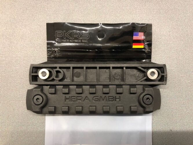 Hera Arms P-KMRS Polymer Keymod Rail System Black (2 pezzi)