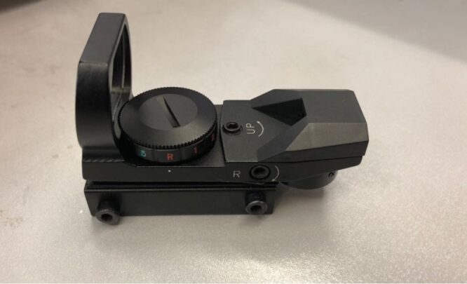 Red Dot 1x33 Multi Reticolo Con Base da 11 mm e Weaver