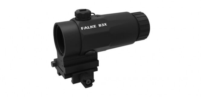 Falke Germany B3X Magnifier Slitta Weaver / Picatinny Integrata