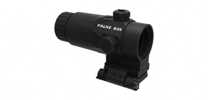 Falke Germany B3X Magnifier Slitta Weaver / Picatinny Integrata