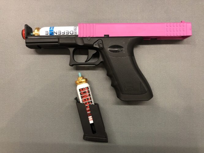 Geisler Defence GD-105 Pistola Spray Anti Aggressione Black / Orange