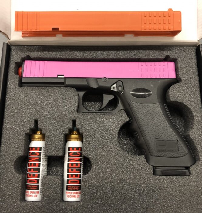 Geisler Defence GD-105 Pistola Spray Anti Aggressione Black / Orange