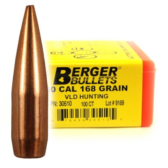 Berger Palle .30 - 168 Grani - VLD Hunting Cod. 30510