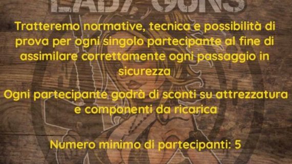 Corso di Ricarica Domestica per le Munizioni (Arma Corta)