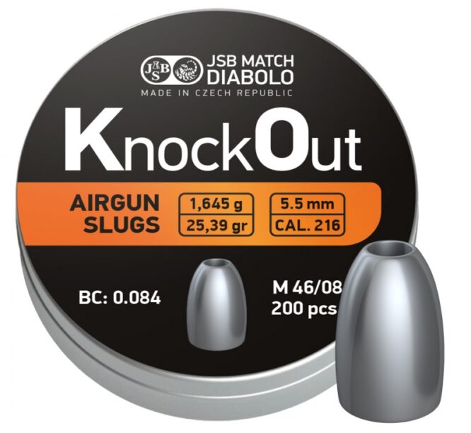 JSB Knockout Slugs .216 - Cal. 5,5 mm