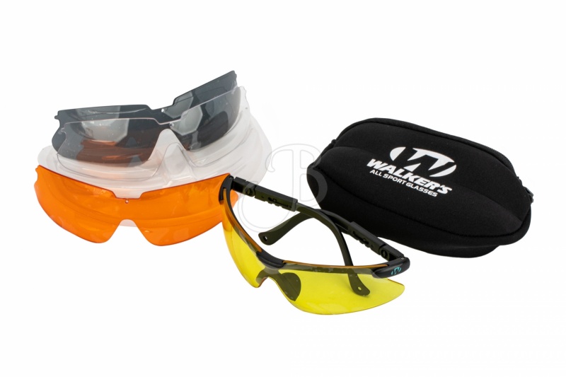 Walkers Set Occhiali da Tiro con 4 Lenti I migliori accessori