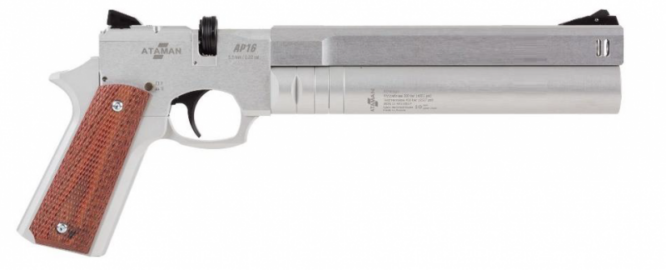Ataman AP16 Metal Silver Cal. 4,5 mm Libera Vendita