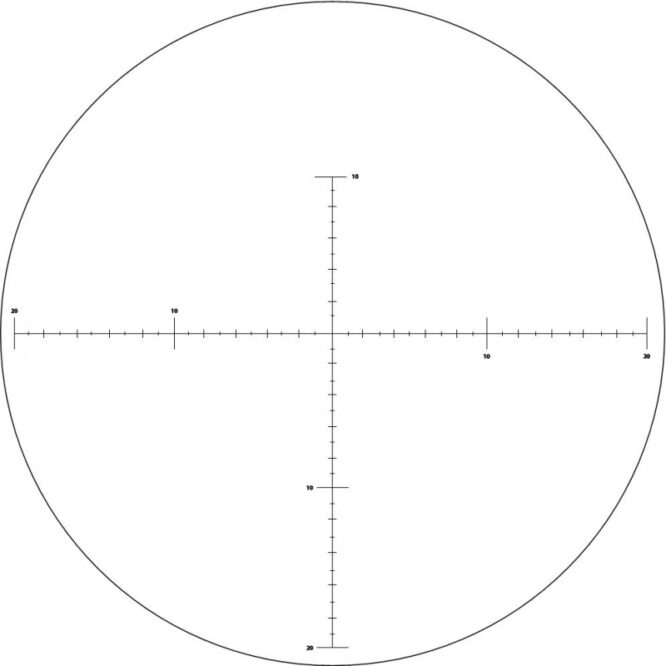Falcon X50 10-50x60 Field Target con Kit Harris (X503FT/HCK)