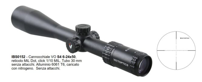 Ottica Vector Optics S4 6-24x50 (IBS0152)