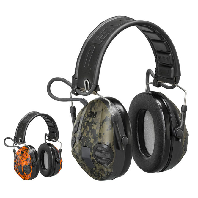 Peltor Cuffie SportTac Camo/Arancio